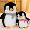 Soft Penguin Plush Toy Cartoon Penguin Stuffed Dolls Sleeping Pillow Penguin Soft Pillow  Kids Toys