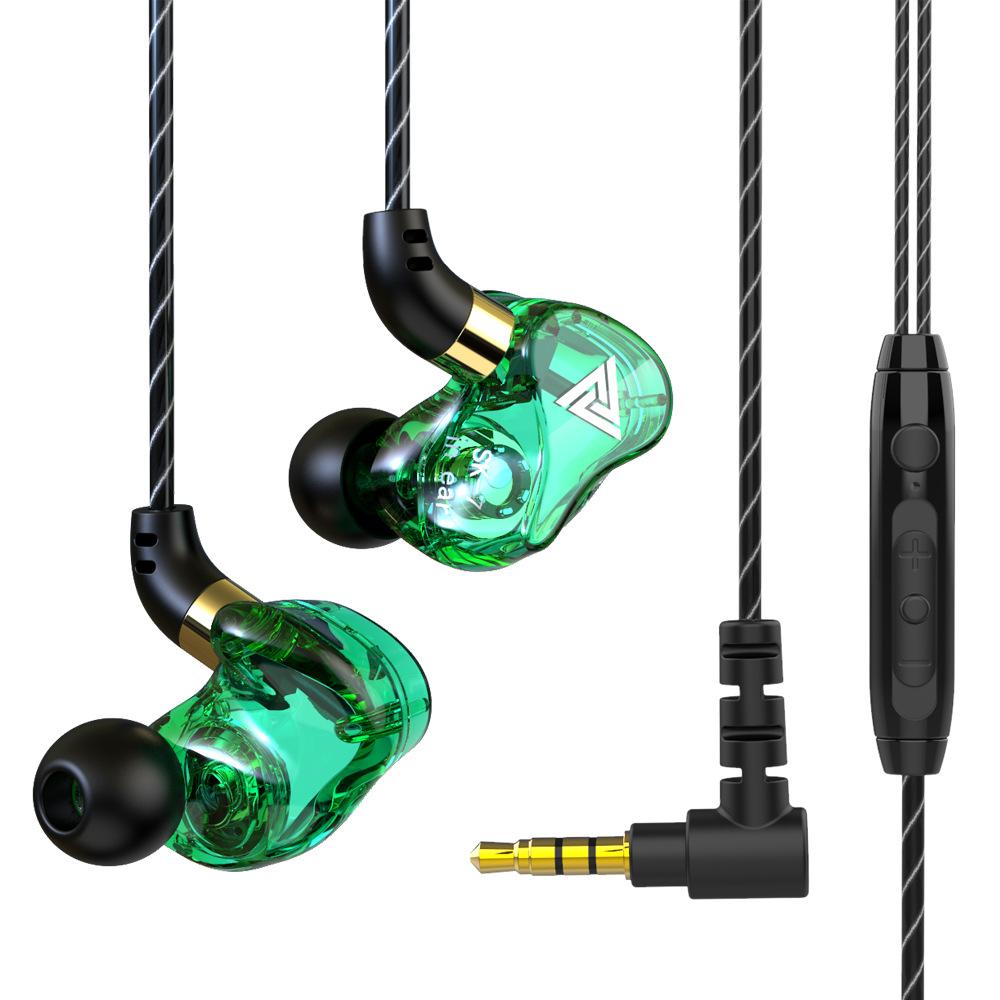 QKZ SK7 Kopfhörer In-Ear-Typ Stereo Control Headset Control Headset Hören Headset Telefon kabelgebundene Kopfhörer