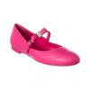 Ferragamo Lizz Leather Ballet Flat Pink
