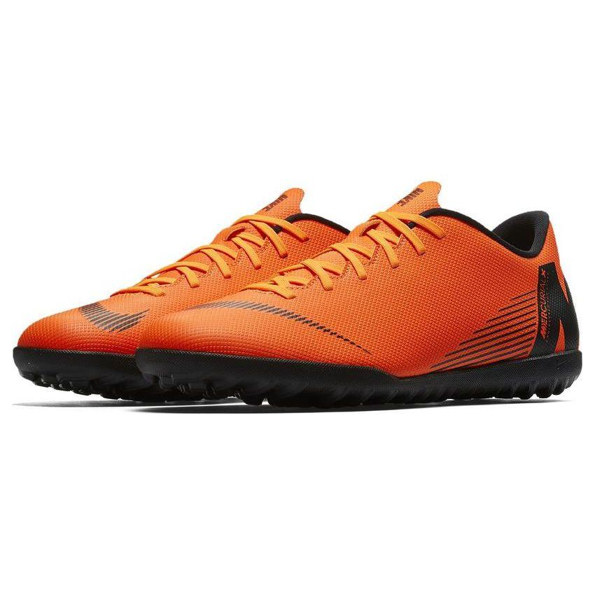 Nike 12 Assassin 12 Club Round Toe Lace-Up TF (Rubber Studs) Shock Absorbing Non-Slip Durable Soccer Shoes Men Soccer Shoes Orange AH7386-810