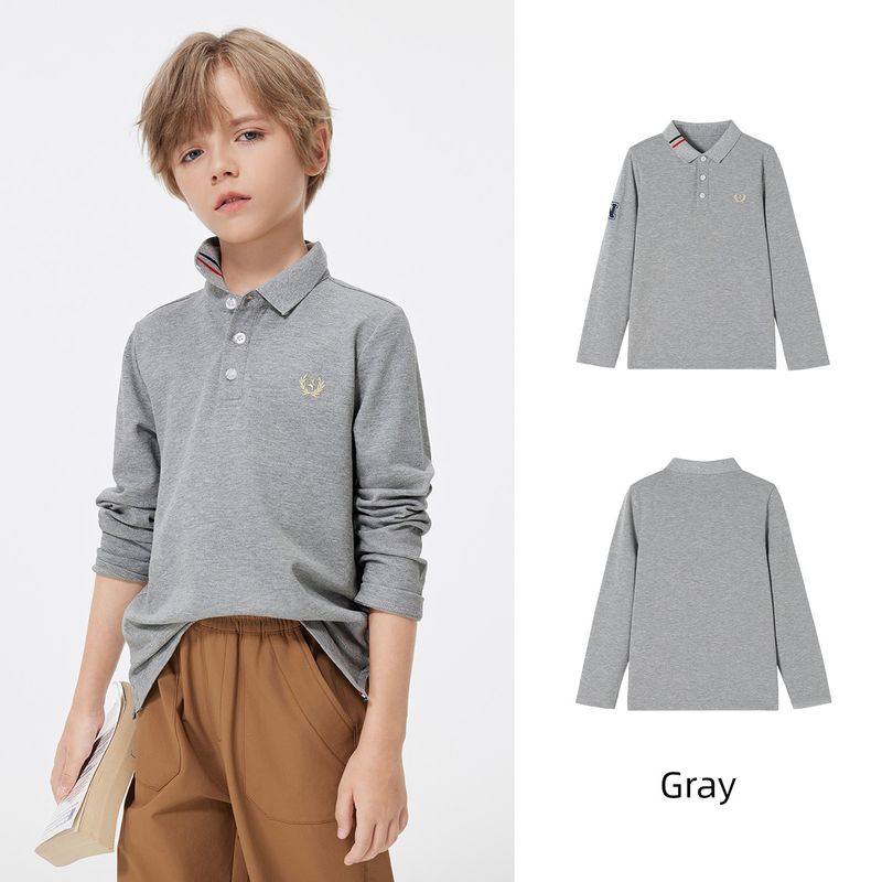 [5A Antibacterial] Navigare Italian Sailboat Boys' Polo Shirt Summer Thin Short-Sleeved T-Shirt Top