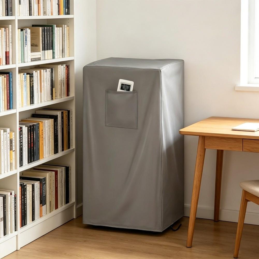300D Oxford-Stoff Abdeckung für mobile Klimaanlage mit Kordelzug am Boden Staubdichte Abdeckung Für mobile Klimaanlage