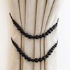 2Pcs Handmade Bead Curtain Buckles Minimalist Curtain Tie Backs Curtain Tie Rope Drapes Binding