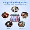 Wall Mount So She Did Medal Hanger Ironwork Ribbon Wall Rack Upgrade Awards Frame  Storage