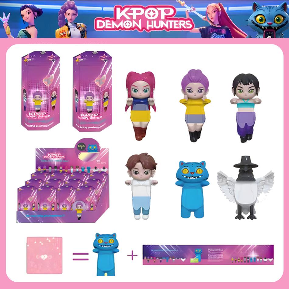Anime Kpop Dämonenjäger Blindbox-Set Sammelfiguren Spielzeugmodell für Fans Desktop-Gaming und Dekorative Animierte Zeichnung