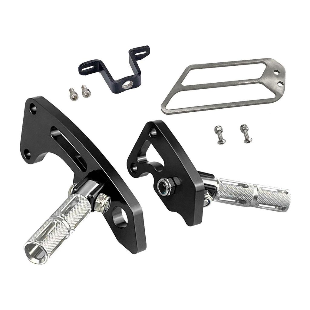 2x Podnóżki Tylne Pasażera Motocykla Podesty Wymienia Komponent Naprawa Łatwa Instalacja Składane Podnóżki dla Klx230