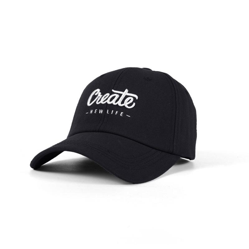 Letter Embroidered Baseball Cap for Women Summer Sunshade Curved Brim Sun Hat Korean Hip Hip Lady Snapback Caps