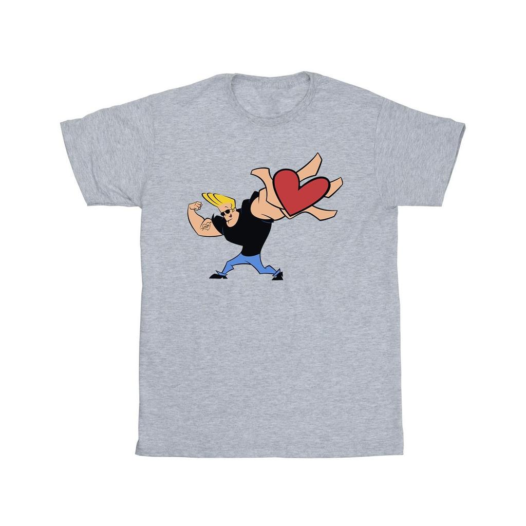 Johnny Bravo Herren-Herz-Geschenk-T-Shirt