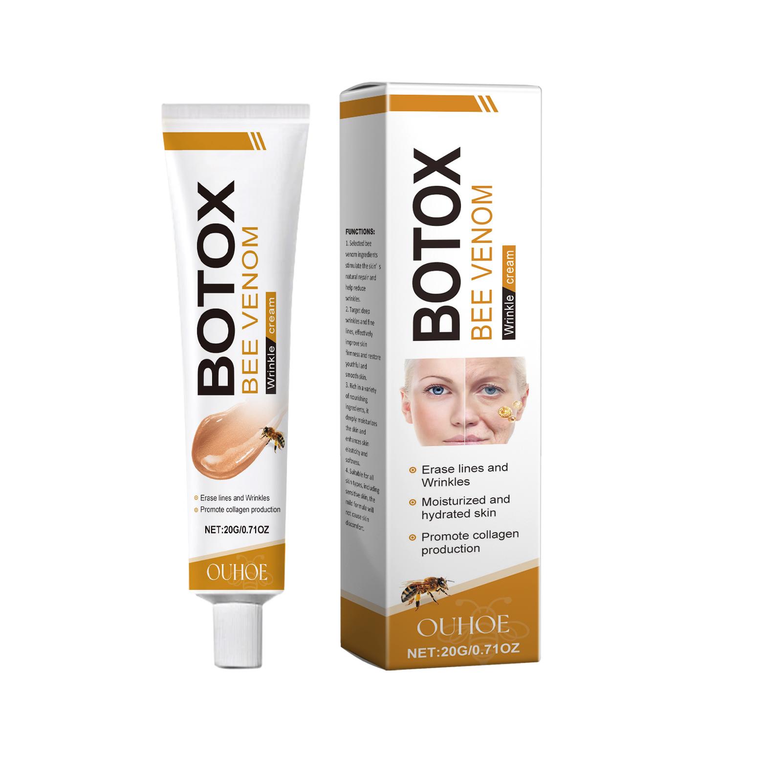Ouhoe Bee Venom Facial Care Cream Gentle Moisturizing Brightening Skin Delicate Skin Rejuvenation Soft Mudpack