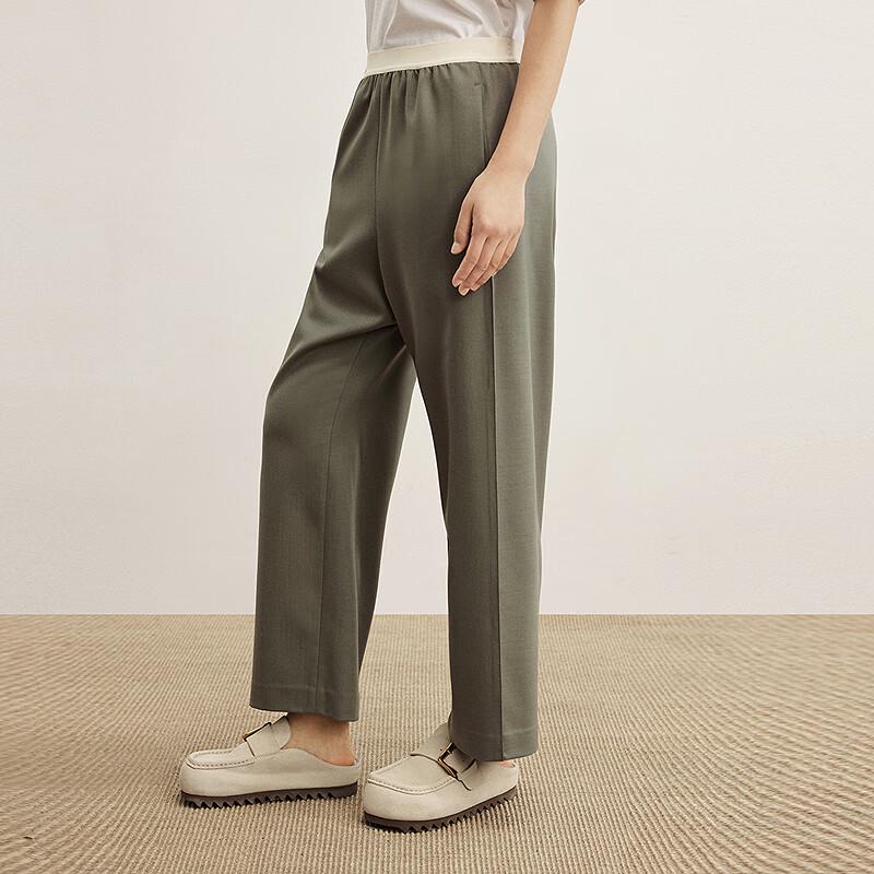 LESS 2025 Autumn Casual Loose Straight-Leg Trousers