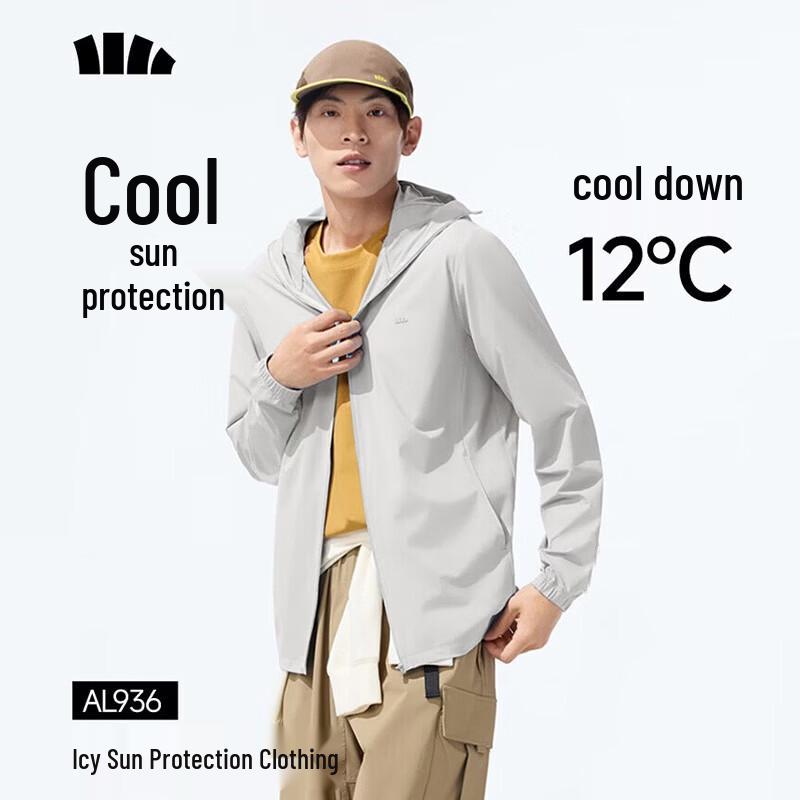 Beneunder Men s Cooling Ice Silk Sun Protection Jacket AL936 XXXL