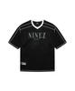 NINEZ Waffle Mesh Rugby Oversized T-Shirt (2 Colors)