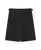 Soleubelum Skirted Cargo Shorts (Black)