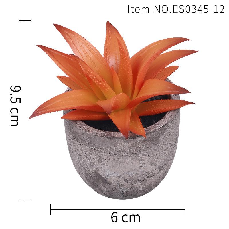 

Simulated Succulent Plant Bonsai, Small Potted Pulp Pot, Simulated Potted Plant Ornament Balcony