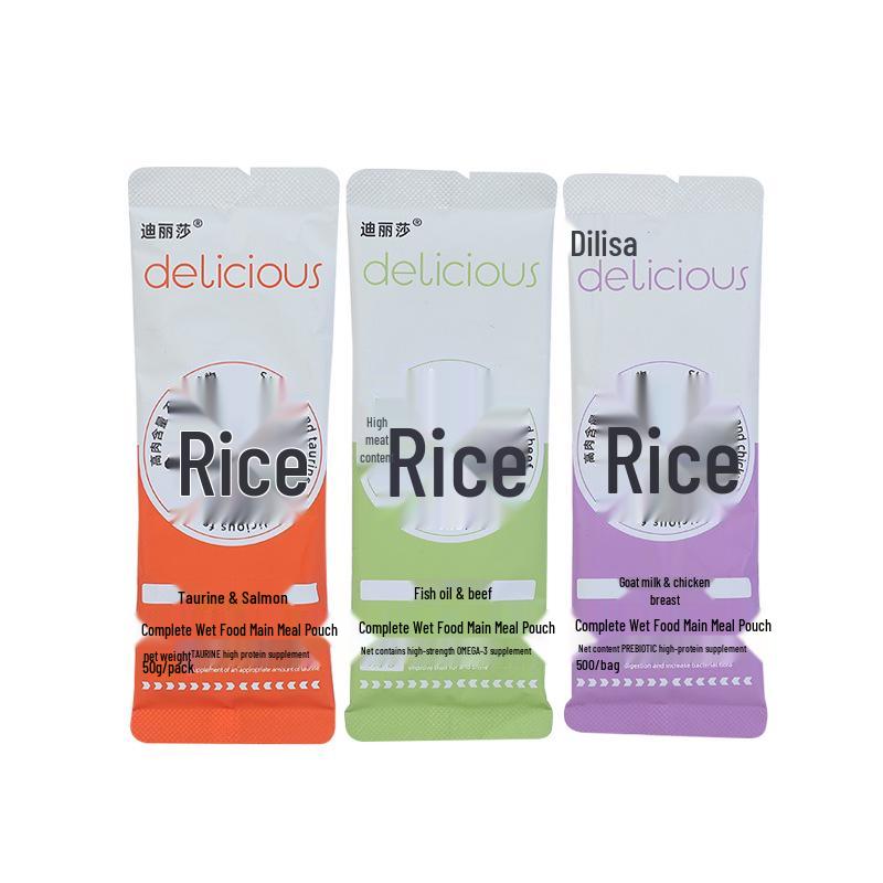 Nutritious Pet Food: Complete Wet Food Pouches and Nutrition Bars for Cats and Puppies