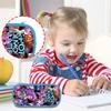 Student Blue Double-layer Pencil Case Kpop/ Witch Hunting Girl Group Student Storage Stationery Bag Pencil Bag