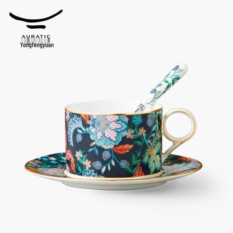 Auratic Happiness Garden Ceramic Tea Coffee Cup Set