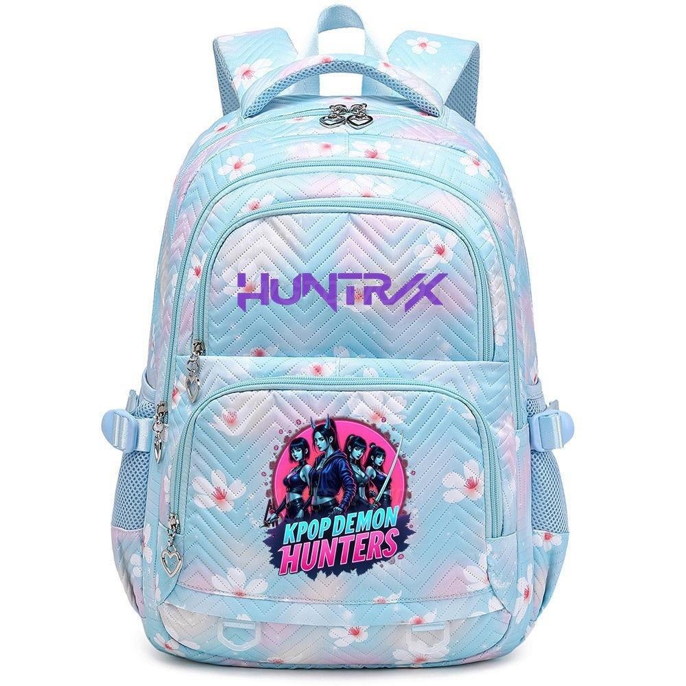 Kpop Demon Hunter Printed Backpack Female Student School Bag Large Capacity Lightweight Casual Backpack Trendy Fashion