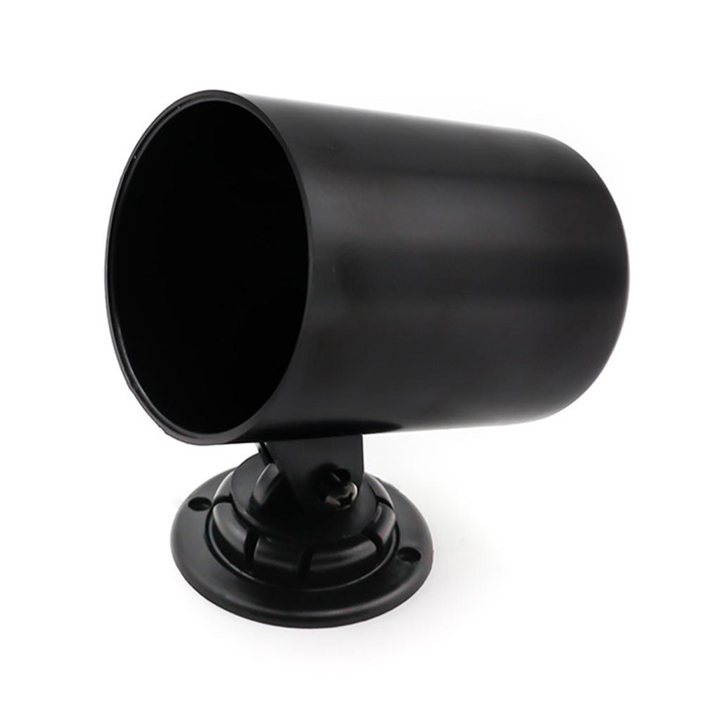 Black Single Instrument Frame Black Easy Installation LED Display Wide Compatibility ABS Car Models Easy Installation Light