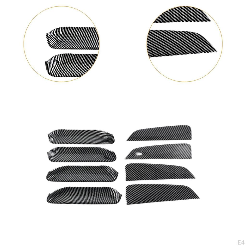 8Pcs Car Door Handle Bowl Stickers Protector Replacement Part Vehicle Component Scratches