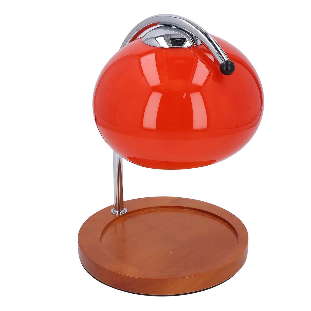 Candle Warmer Lamp with Timer Retro Solid Wood Glass Safe Warm Light Dimmable Electric Candle Lamp