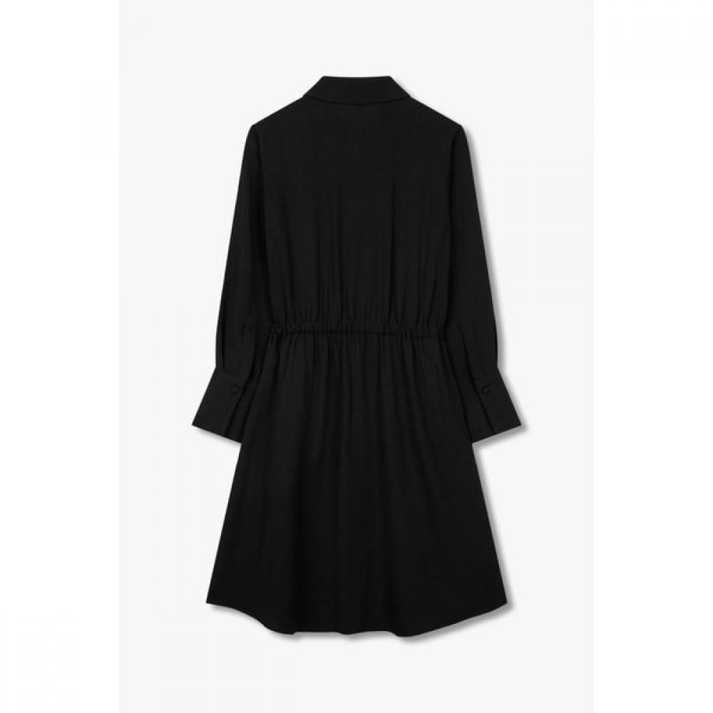 Emporio Armani Women Stretch DraWstring Collar Dress 24 F W  A524312503 