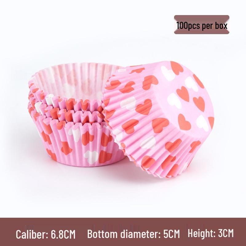 Snowy Niang Oilproof Cartoon Cake Cups - Cupcake Liners & Butter Paper for Baking