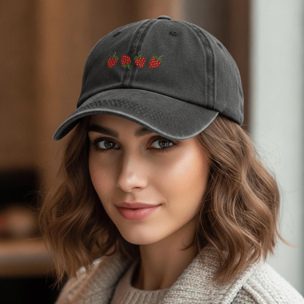 Washed Cotton Peaked Cap Hip Hop Sun Hat Casual Streetwear Hats For Man Women Unisex