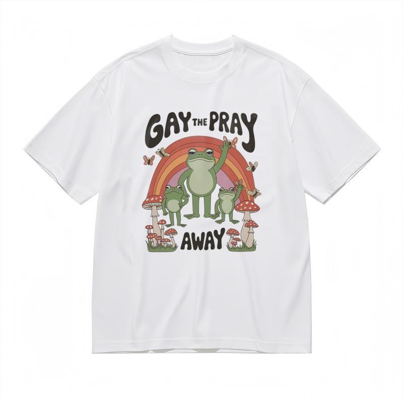 

Men s Trend Classic T-Shirt Colorful Amphibian Butterfly Meadow Pattern Tee 2XL