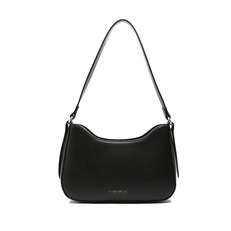 IELGY Korean Version Crescent Bag Fashion Texture Shoulder Bag Large Capacity Retro Underarm Bag Portable