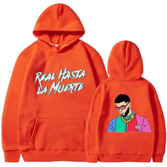 2022 NEW Printed Hoodies Sweatshirt Coat Real Hasta La Muerte casual Tracksuit Costume Unisex Women Clothing Anime Pullover Hoodie Unisex