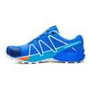 SALOMON 4 Gtx Leather Slip Resistant Durable Low Top Outdoor Shoes Men Shoes Sky-Blue 390722