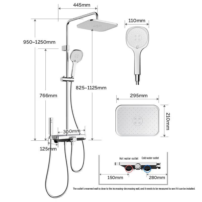 JOMOO One-Button Thermostatic Shower System
