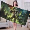 W-World of W-Warcraft Big Microfiber Beach Towels Quick Dry Towel Sand Beach Towels Pool Towel for Travel Swim Pool Yoga