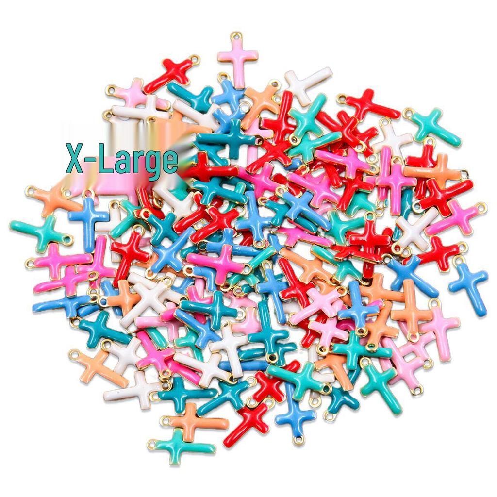 5pcs Double-Sided Stainless Steel Enamel Drip Oil Lightning Charm Pendants for DIY Bracelets and Necklaces