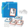 1 Set Math Flash Cards Fidget Chart Addition Subtraction Multiplication Division Preschool Learning Math Calculation Card Arithmetic