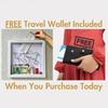 Travel Adventure Archive Box Ticket Bank Money Box Piggy Wooden Coin Saving Kids Fund Box Postcard Souvenir Wall Picture Frame