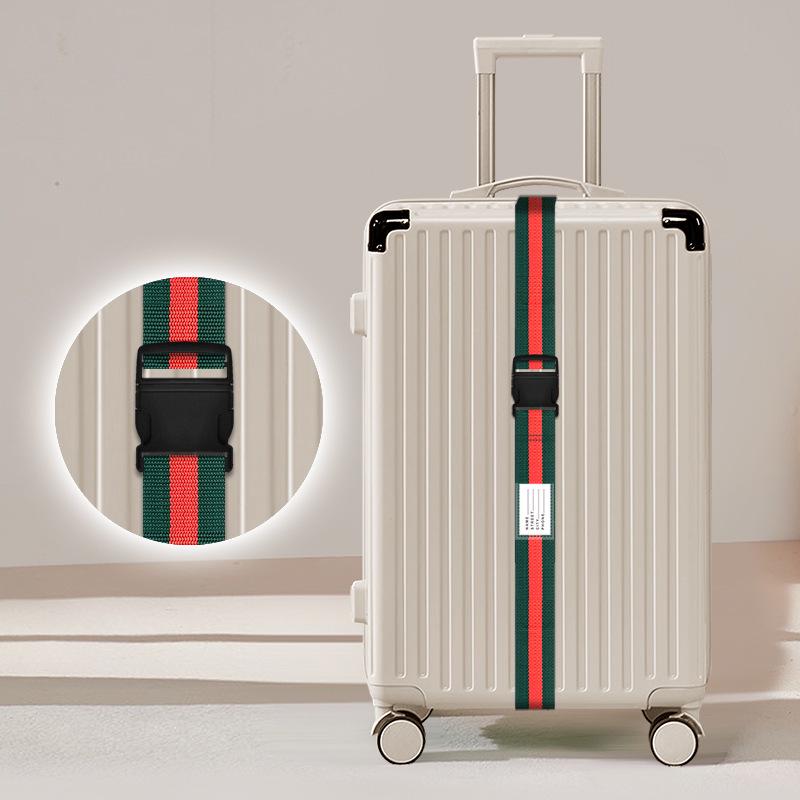 Luggage Strap: One-Word Cross Design, No Combination Lock