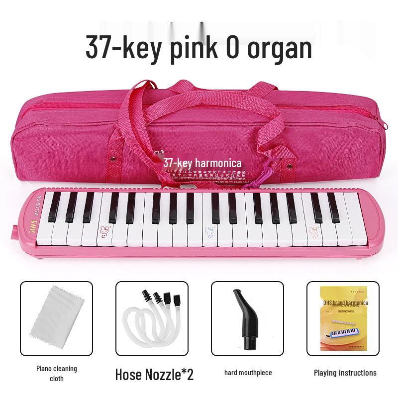 Qimei 37-Key Harmonica for Students, Teacher-Recommended 32-Key Harmonica for Children