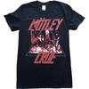 Motley Crue T-Shirt Too Fast for Love Live Band Logo neu Offiziell Herren Schwarz