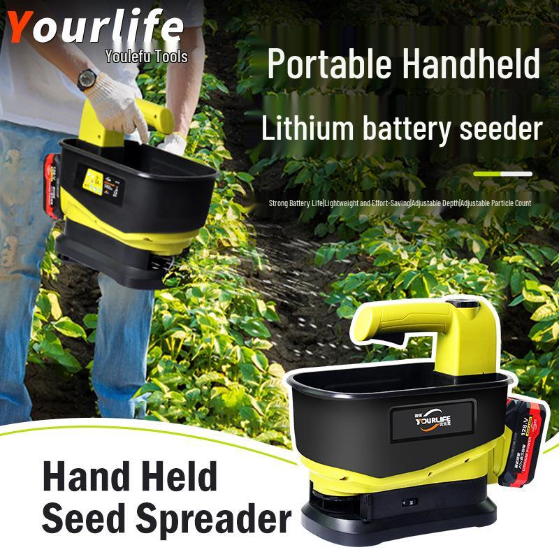 Handheld Electric Lithium Battery Fertilizer and Seed Spreader