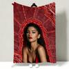 Celebrity ZZendaya Throw Soft Warm Flannel Throw Blanket Multiuse for Sofa Bed Office Nap