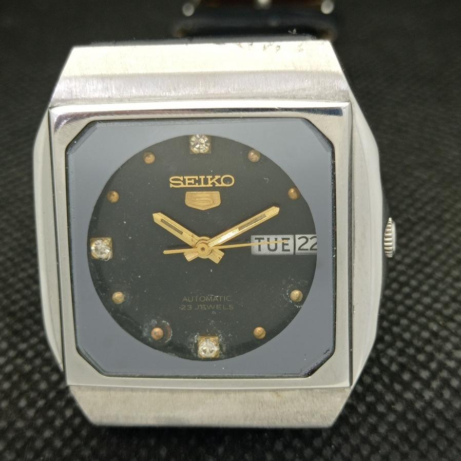 USED MENS OLD SEIKO 5 AUTOMATIC 6349A JAPAN ORIGINAL DIAL WATCH A416137-2 R10621f-a416137