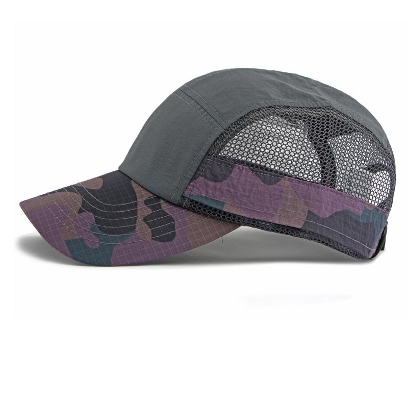 Quick-Drying Mesh Camouflage Baseball Cap Men's Summer Breathable Cap Outdoor Sports Sunscreen Hat