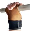 Hot Selling Unisex Cowhide Black Hand Gripper Strength Training Lifting Grips Palm Guard Fitness Safety Weight Lifting