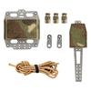 Caixa de bateria para dispositivo de visão noturna de fã militar, bolsa para capacete, uma variedade de adaptações para capacetes táticos, equipamento tático com ajuste elástico