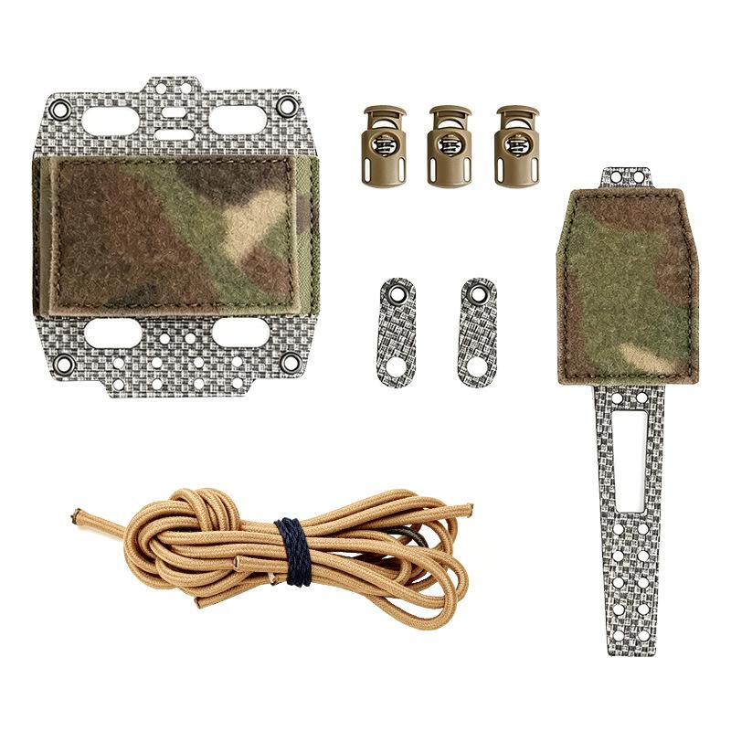 Caixa de bateria para dispositivo de visão noturna de fã militar, bolsa para capacete, uma variedade de adaptações para capacetes táticos, equipamento tático com ajuste elástico