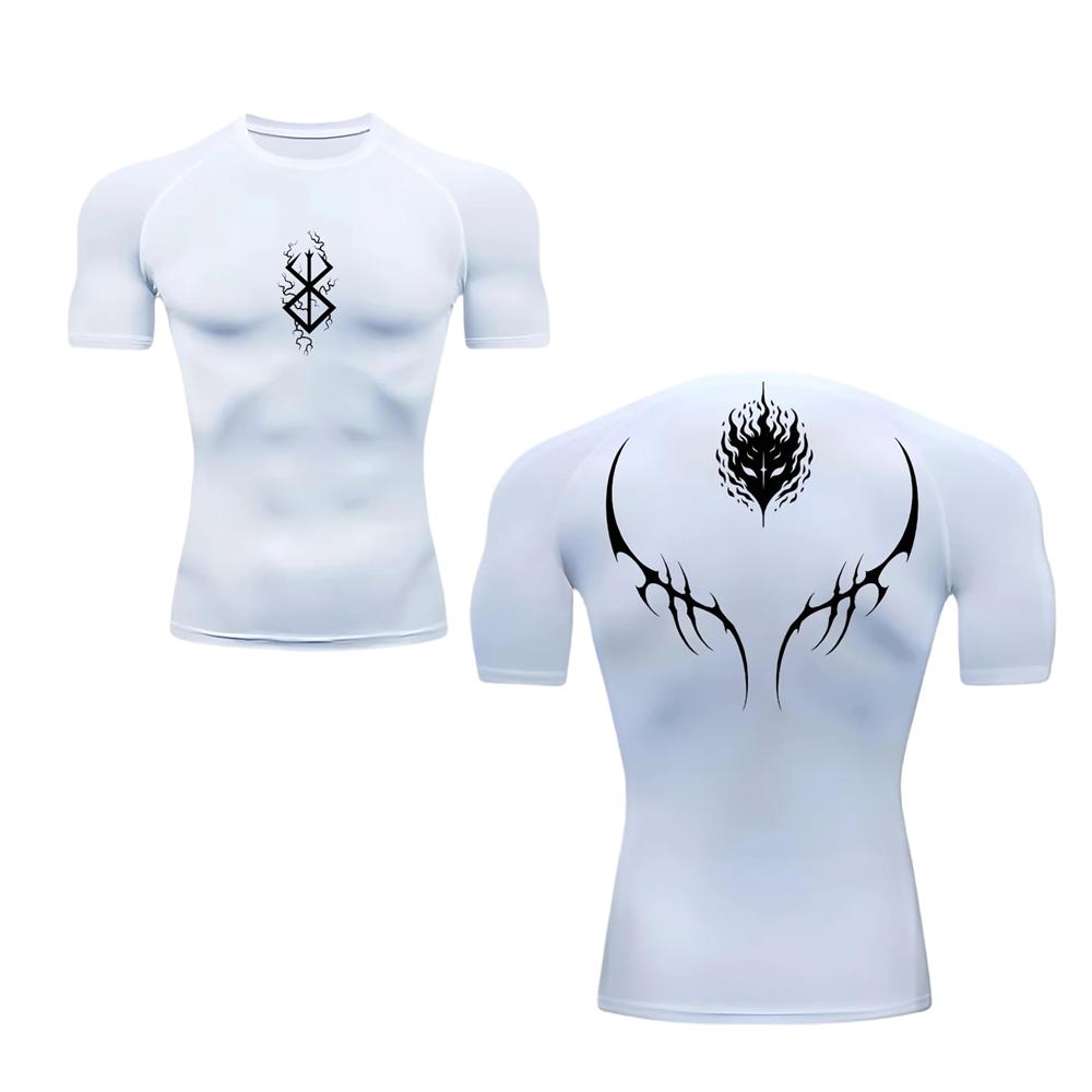 Short Sleeve Compression Shirts for Men Summer Athletic Quick Dry T-shirts Gym Workout Running Tees Tops Activewear