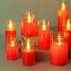 Grenzüberschreitendes LED-Acryl Rotes Flackerndes Kerzenlicht für Geburtstage & Partys