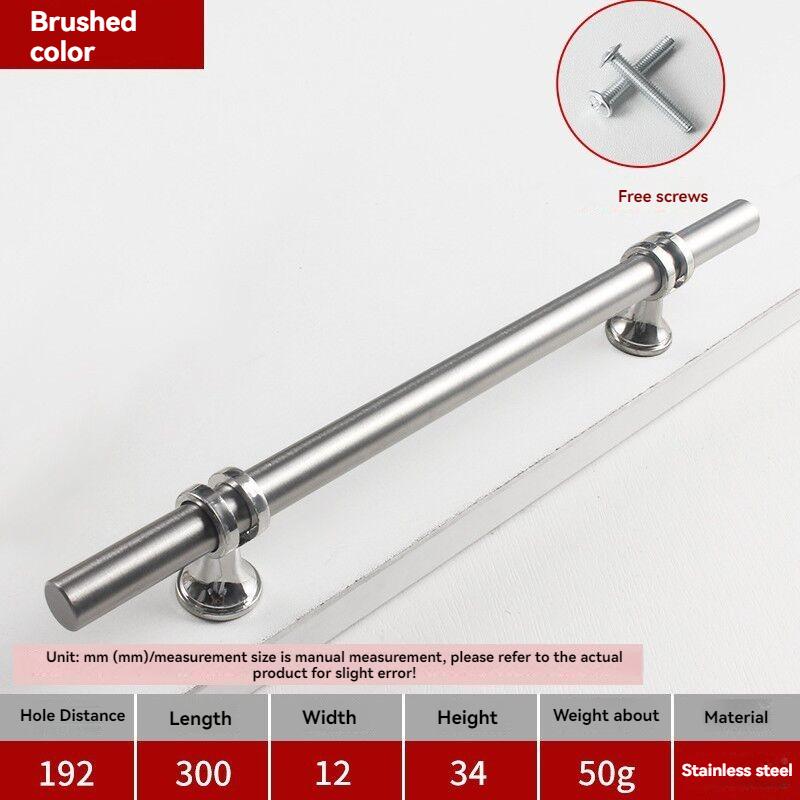 Handles Drawer Cabinet Furniture Kitchen Handles for Cabinet Knob Door Drawer Furniture Kitchen Knob Modern Simple  Silver Black